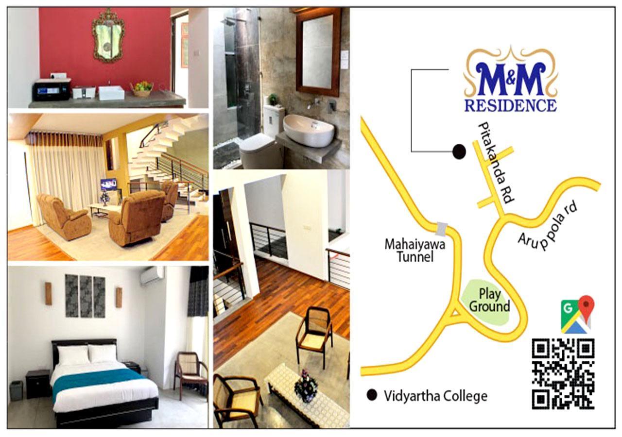 M&M Residence Kandy Exterior foto